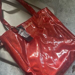 Shiny Red Women's Tote Bag